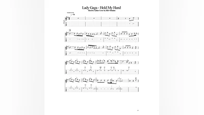 Табы Kfir Ochaion - Lady Gaga - Hold My Hand - Electric
