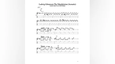 Табы Kfir Ochaion - Mandalorian Theme - Acoustic tab