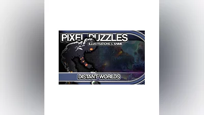 Pixel Puzzles Illustrations Anime Jigsaw Distant Worlds