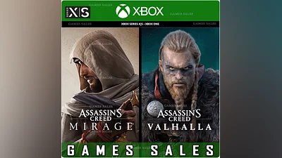 ASSASSIN’S CREED MIRAGE + VALHALLA BUNDLE XBOX КЛЮЧ