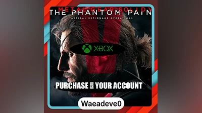 METAL GEAR SOLID V: THE PHANTOM PAIN xbox ваша учетная