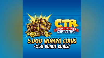 Crash Team Racing NitroFueled 5000 250 Mонет Wumpa ПСН