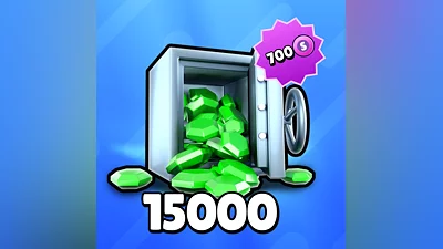 15 000 самоцветов 700 Stumbleжетонов от Stumble Guys P