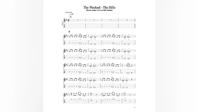 Табы Kfir Ochaion - The Weeknd - The Hills - Electric