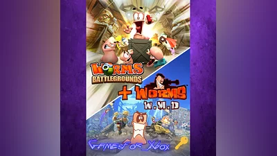 Worms Battlegrounds + Worms W.M.D XBOX Ключ