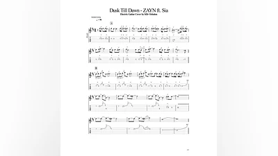 Табы Kfir Ochaion - Dusk Till Dawn - ZAYN ft. Sia