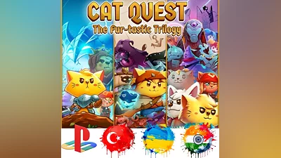 Cat Quest Trilogy PS4/PS5/Турция/Украина/Индия/PS/Игры