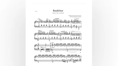 Ноты Animenz - Bauklötze Hange's Final -Attack on Titan