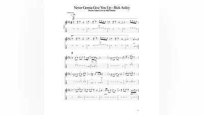 Табы Kfir Ochaion - Rick Astley - Never Gonna GiveYouUp