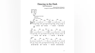 Табы Gareth Evans - Dancing in The Dark-Bruce Springste