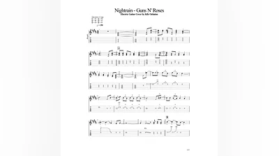 Табы Kfir Ochaion - Guns N' Roses - Nightrain