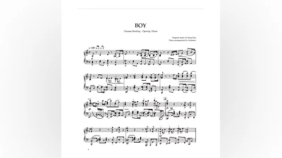 Ноты Animenz - BOY - Ousama Ranking OP1