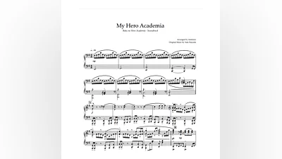 Ноты Animenz - My Hero Academia - Boku no Hero Academia