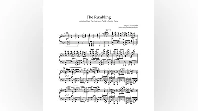 Ноты Animenz - The Rumbling - Attack on Titan Final