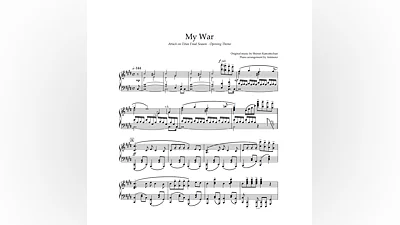 Ноты Animenz - Boku no Sensou - Attack on Titan: Final