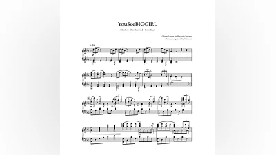 Ноты Animenz - YouSeeBIGGIRL - Attack on Titan OST