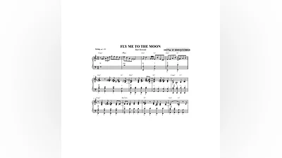 Fly me to the Moon Frank Sinatra (комплект ноты + минус