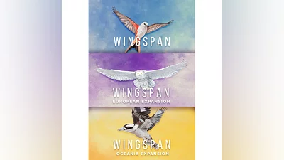 Wingspan + European Expansion + Oceania Expansion  X