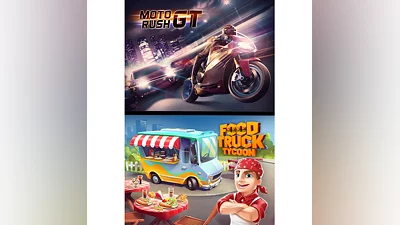 Moto Rush GT + Food Truck Tycoon  XBOX  Быстро