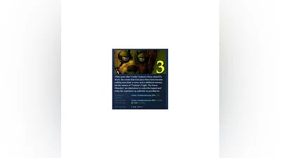 Five Nights at Freddy's 3 АВТОДОСТАВКА STEAM РОССИЯ