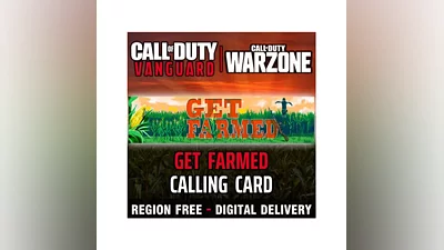 Call of Duty Vanguard Get Farmed Calling Card GLOBAL