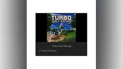 Turbo Golf Racing    PS5  TR