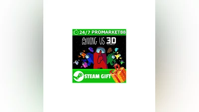 ️ВСЕ СТРАНЫ+РОССИЯ ️ Among Us 3D STEAM GIFT