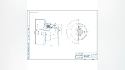 Чертеж муфта дисковая фрикционная со звездочкой