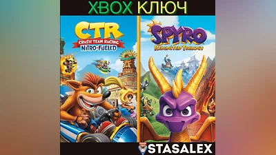CRASH TEAM RACING NITRO-FUELED + SPYRO XBOX КЛЮЧ