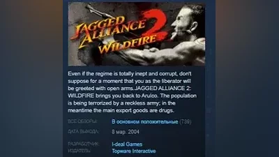 Jagged Alliance 2 Wildfire STEAM KEY GLOBAL+РОССИЯ
