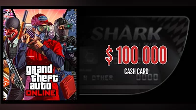 Grand Theft Auto Online Red Shark Cash Card 100 000 (PC) [Global] [Standard]