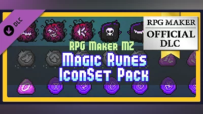 Сборник RPG Maker MZ - MAGIC RUNES ICONSET PACK