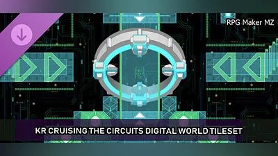 Сборник RPG Maker MZ - KR Cruising the Circuits Digital World Tileset
