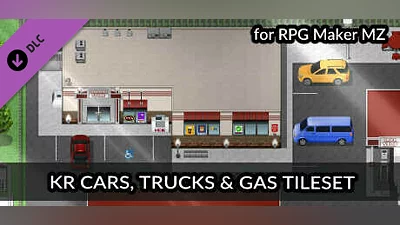 Сборник RPG Maker MZ - KR Transportation Station - Cars Trucks and Gas Tileset