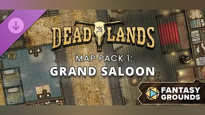Сборник Fantasy Grounds - Deadlands: The Weird West: Map Pack 1: Grand Saloon