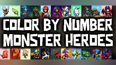 Сборник Color by Number - Monster Heroes