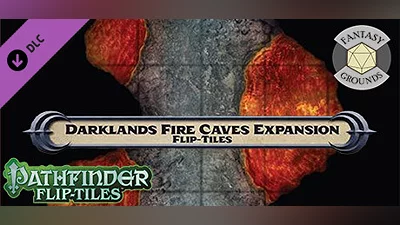 Сборник Fantasy Grounds - Pathfinder RPG - Flip-Tiles - Darklands Fire Caves Expansion