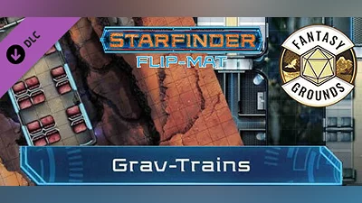 Сборник Fantasy Grounds - Starfinder RPG - Starfinder Flip-Mat - Grav Trains