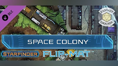Сборник Fantasy Grounds - Starfinder RPG - FlipMat - Space Colony
