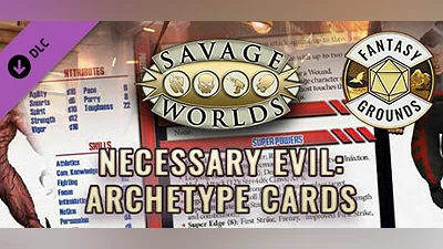 Сборник Fantasy Grounds - Necessary Evil Archetype Cards