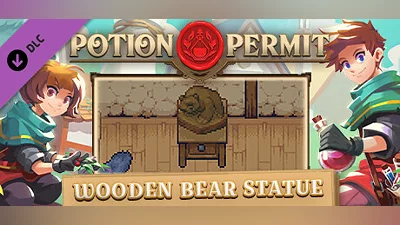 Potion Permit - Wooden Bear Statue