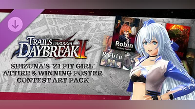 The Legend of Heroes: Trails through Daybreak II - Shizuna's 'Z1 Pit Girl' Attire & Winning Poster Contest Art Pack