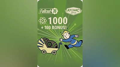 Fallout 76 1000 (+100 bonus) atoms на xbox one,xbox series s,xbox series x за 1024