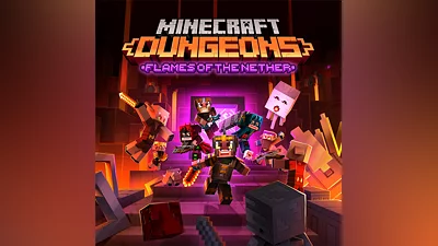 Minecraft Dungeons Flames of the Nether DLC (дополнение) для PC / ПК, активация в Microsoft Store, регион Глобал, цифровой ключ