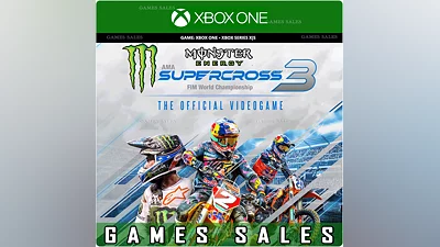 MONSTER ENERGY SUPERCROSS OFFICIAL VIDEOGAME 3 XBOX