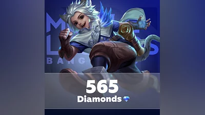 565 алмазов для Mobile Legends: Bang Bang за 900 рублей