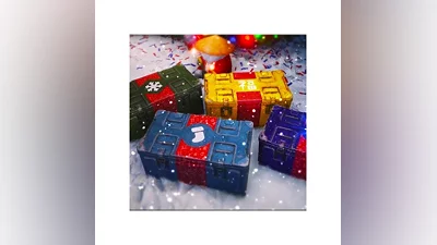 ️LESTA ️Новогодние контейнеры (коробки) для Мир Танков