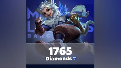 1765 алмазов для Mobile Legends: Bang Bang