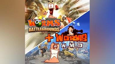 Worms Battlegrounds + Worms W.M.D