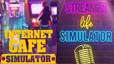 STREAMER LIFE SIMULATOR + INTERNET CAFE SIMULATOR (Steam Key/Reg Free)
